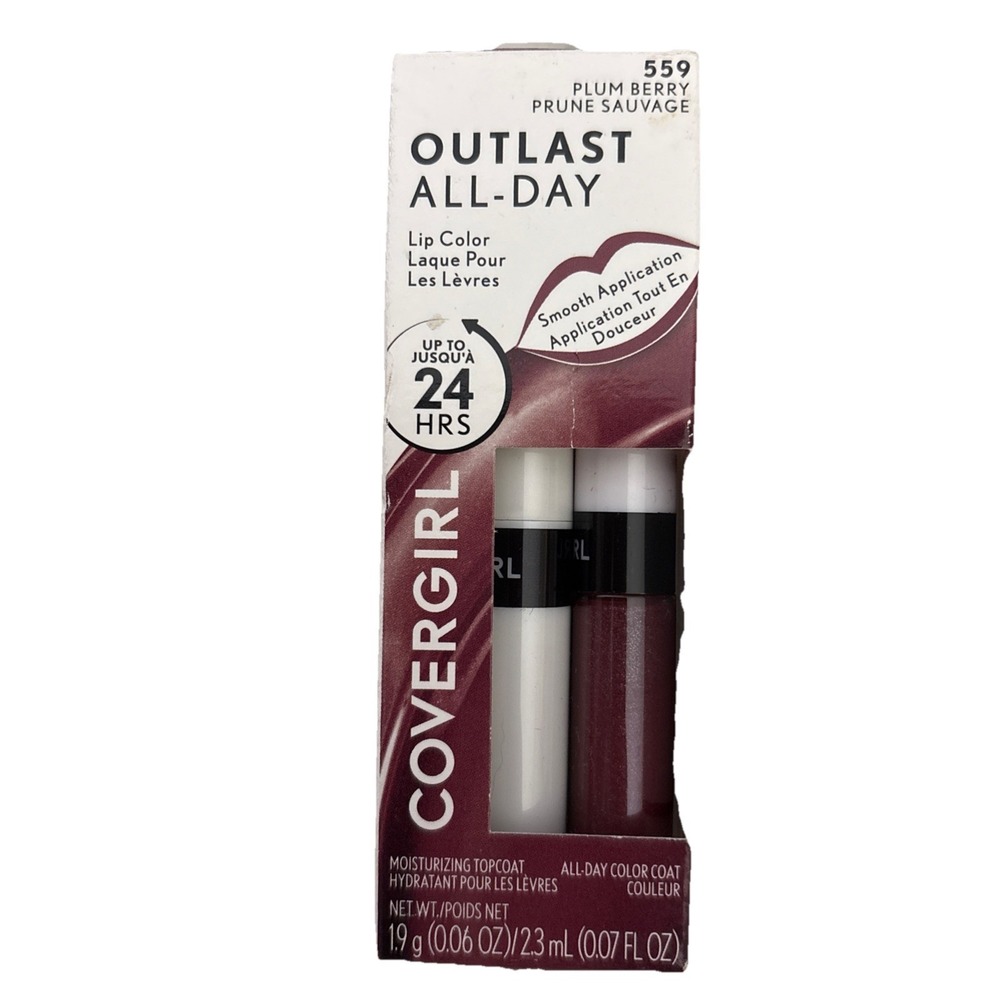 CoverGirl Outlast All-Day Lip Color, #559 Plum Berry, 0.07 fl oz, *NEW*‎